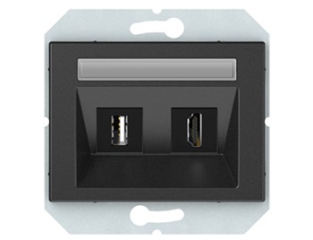РОЗЕТКА USB/HDMI, без рамки