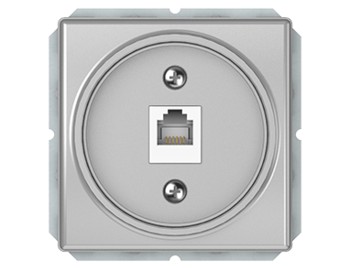 РОЗЕТКА ТЕЛЕФОННАЯ 1-местная (1XRJ11), без рамки - 4779101639469