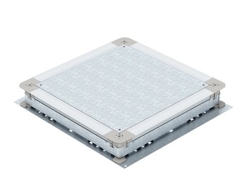 Монтажное основание UZD350-3 (толщина пола h=70-125 мм) 510x467x70 мм (сталь)